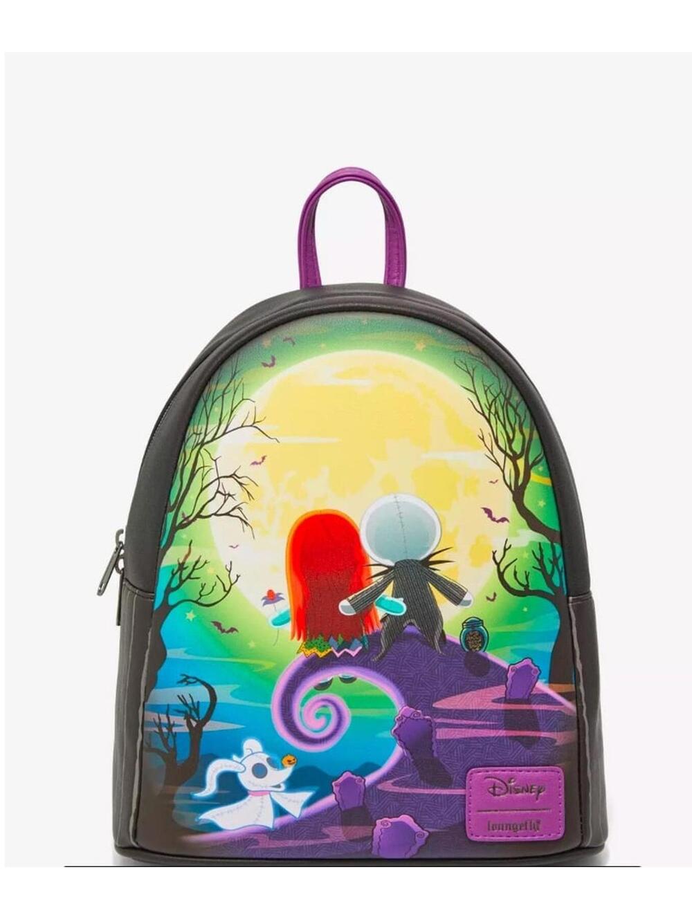 Loungefly The Nightmare Before Christmas Jack & Sally Doll Mini Backpack